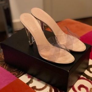 Chanel Lucite Slide